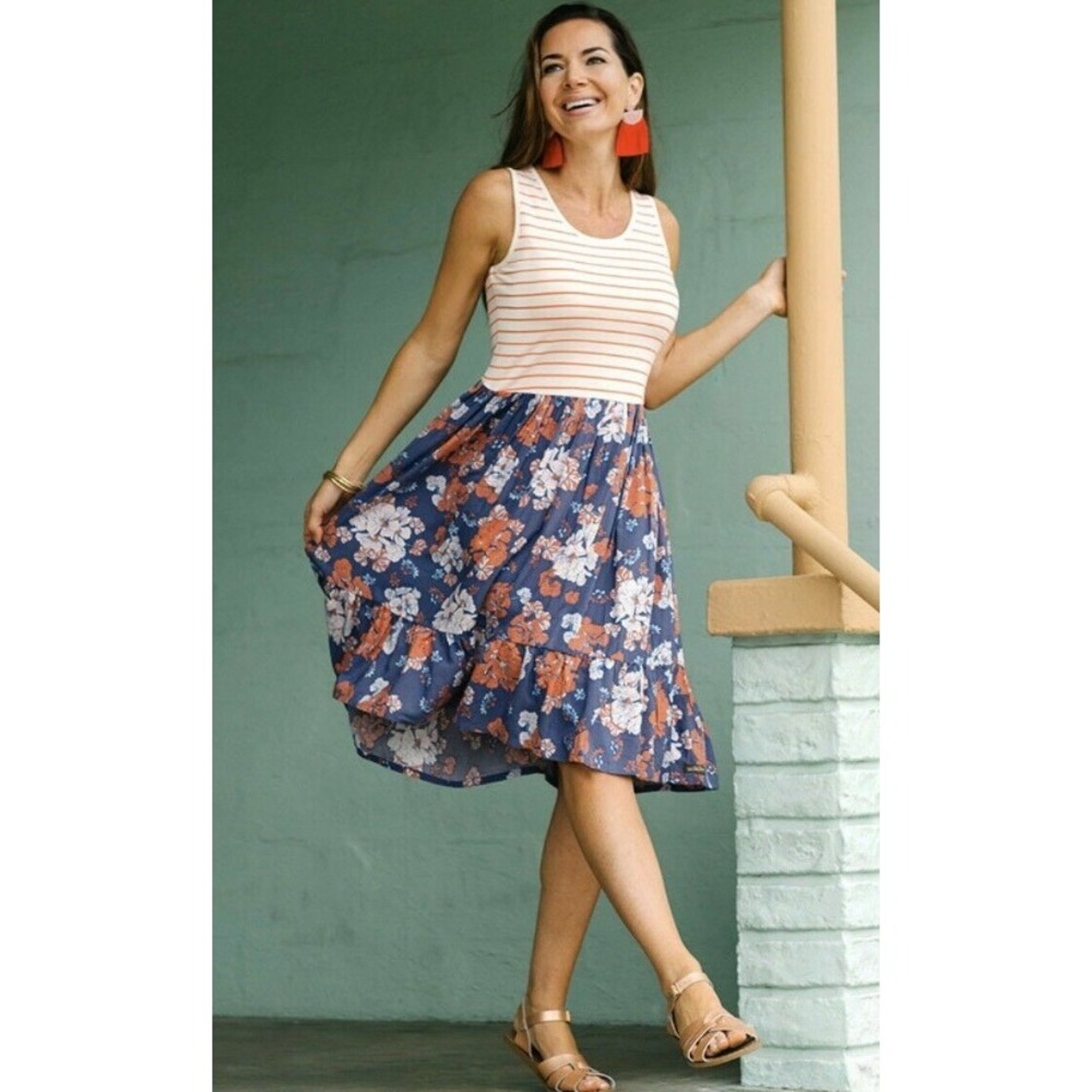 Matilda Jane Roll With‎ It Dress Size XS Lets Go Together Womens